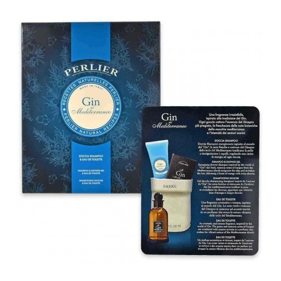 Perlier Gin Del Mediterraneo - Eau de Toilette 100 ml + Doccia Shampoo 250 ml
