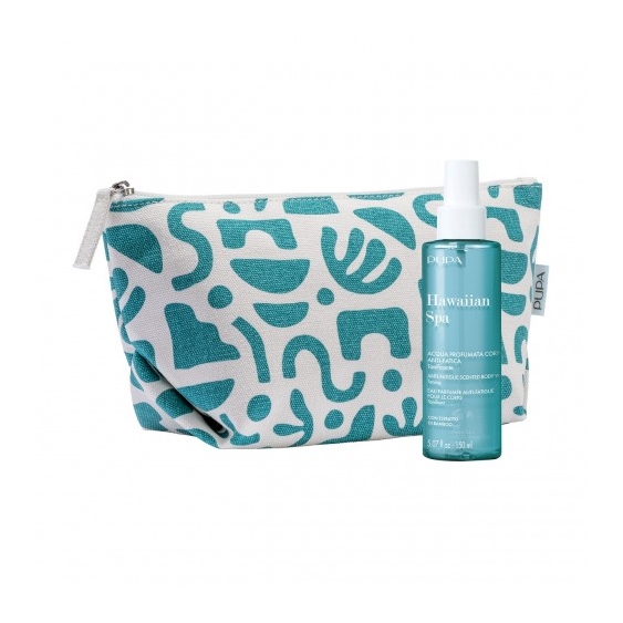 Pupa Hawaiian Spa - Acqua Profumata Corpo 150 ml Vapo + Pochette in Tessuto