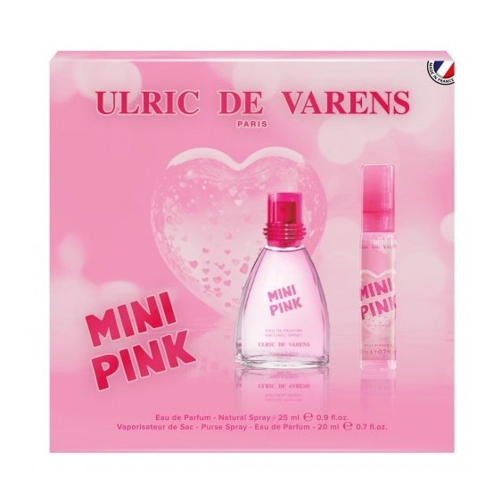 Ulric De Varens Mini Pink - Eau de Parfum 25 ml Vapo + Vaporizzatore da viaggio 20 ml
