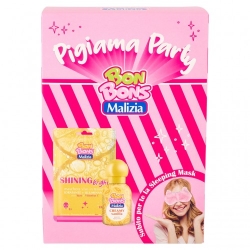 Malizia Bon Bons Pigiama Party - Maschera Viso 25 ml + Eau De Toilette 50 ml + Maschera Notturna