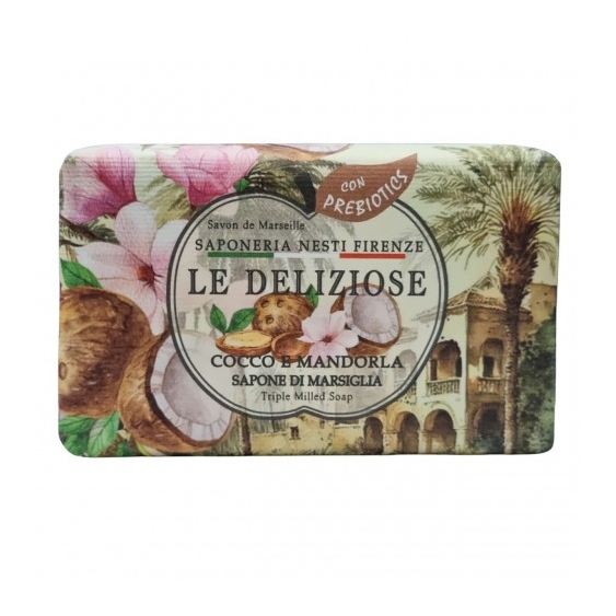 Saponeria Nesti Le Deliziose - Sapone di Marsiglia al Cocco e Mandorla 150 g