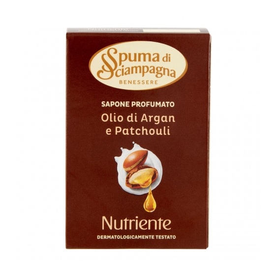 Spuma Di Sciampagna Sapone Profumato Nutriente Con Olio di Argan e Patchouli 90 gr