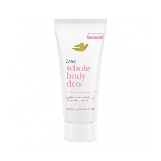 Dove Whole Body Deo Lampone e Rosa - Deodorante in Crema 75 ml