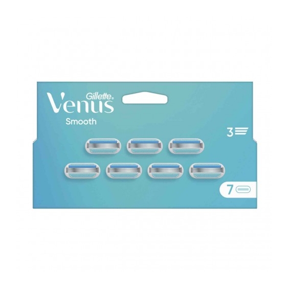 Gillette Venus Smooth - 7 Ricariche per rasoio con 3 lame