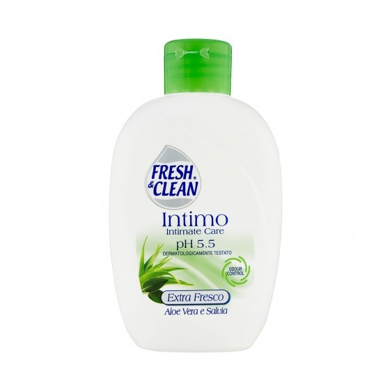 Fresh & Clean Intimo Ph 5.5 Extra Fresco Aloe Vera E Salvia - Detergente Intimo 200 ml