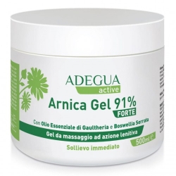 Adegua Active Arnica Gel 91% Forte - Gel da massaggio ad azione lenitiva 500 ml