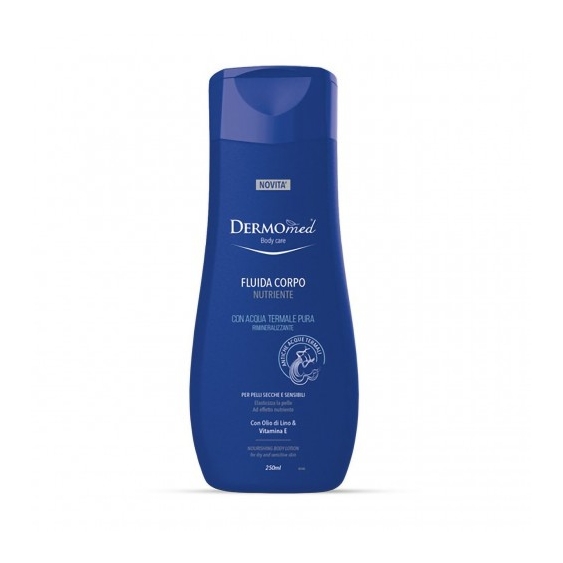 Dermomed Fluida Corpo Nutriente Con Acqua Termale E Pura Rimineralizzante 250 ml