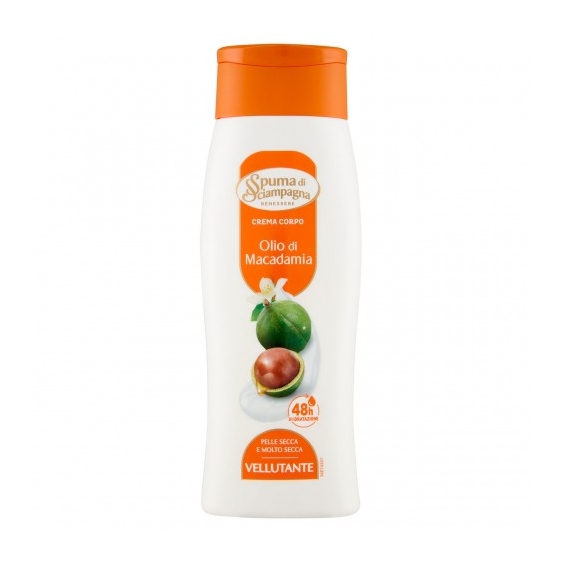 Spuma Di Sciampagna Crema Corpo Vellutante Con Olio Di Macadamia 250 ml