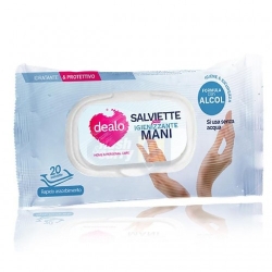 Dealo 20 Salviette Igienizzanti Mani Con alcool