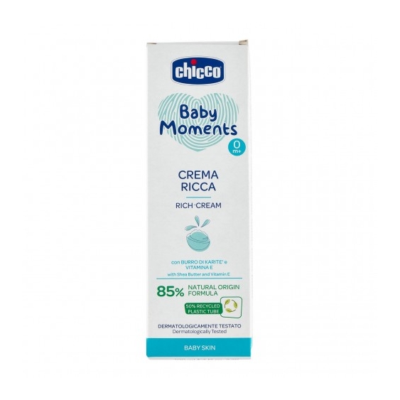 Chicco Baby Moments - Crema Ricca 100 ml