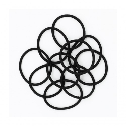 Ib Fashion Hair Elastic Sot 559N - 10 Elastici Neri