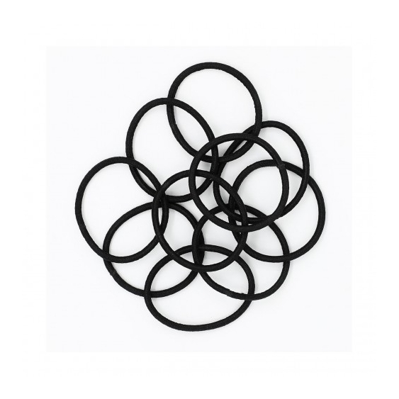 Ib Fashion Hair Elastic Sot 559N - 10 Elastici Neri
