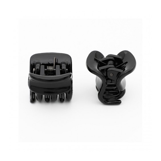 Ib Fashion Hair 055N - 2 micro pinze nere per capelli