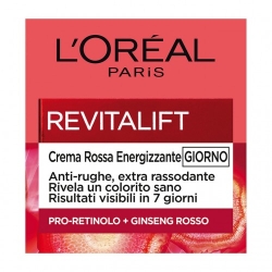 L'Oreal Paris Revitalift Crema Rossa Energizzante Giorno 50 ml