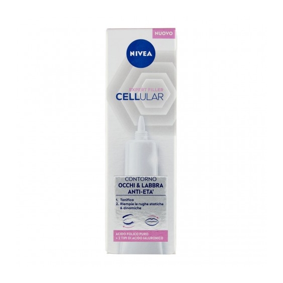 Nivea Cellular Expert Filler Cellular - Contorno Occhi e Labbra Anti-Età  15 ml