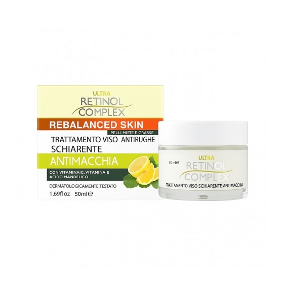 Retinol Complex Ultra Rebalanced Skin - Trattamento Viso Antirughe Schiarente Antimacchia 50 Ml