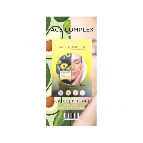 Face Complex Avocado Anti-Infiammazioni - Maschera In Tessuto 28 G