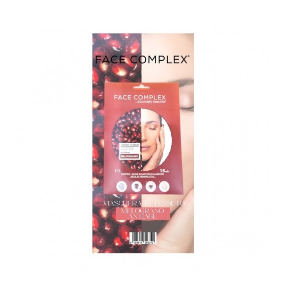 Face Complex Melograno Antiage - Maschera In Tessuto 28 G