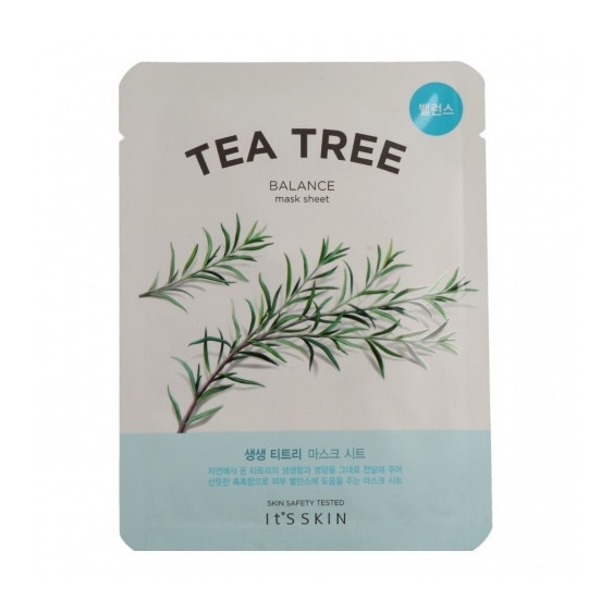 It S Skin Tea Tree - Maschera Viso Rivitalizzante Purificante E Lenitiva 18 G