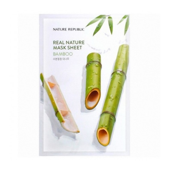 Nature Republic Real Nature Mask Sheet Bamboo - Maschera In Tessuto 23 G