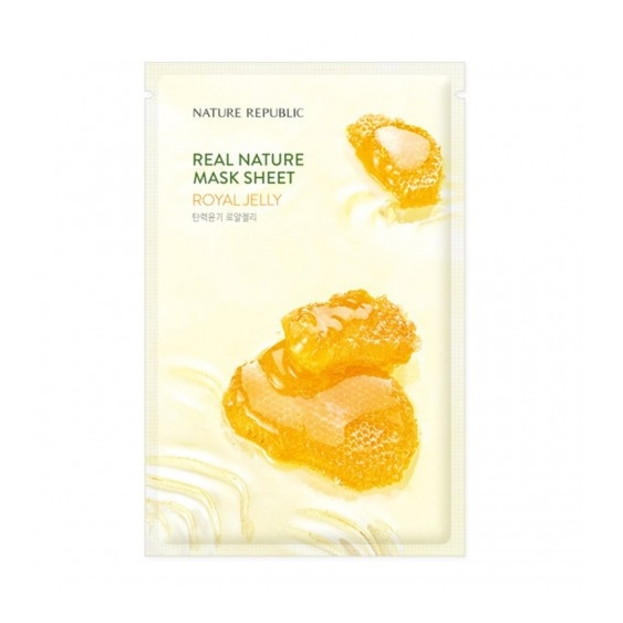 Nature Republic Real Nature Mask Sheet Royal Jelly - Maschera In Tessuto 23 G