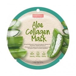 Purederm Aloe Collagen Mask - Maschera In Tessuto 18 G