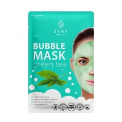 Stay Well Bubblr Mask Green Tea - Maschera Viso