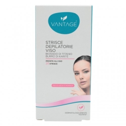 Vantage 20 Strisce Depilatorie Viso