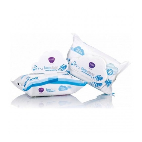 Clendy Face Clean - 30 Salviettine Struccanti Delicate Idratanti