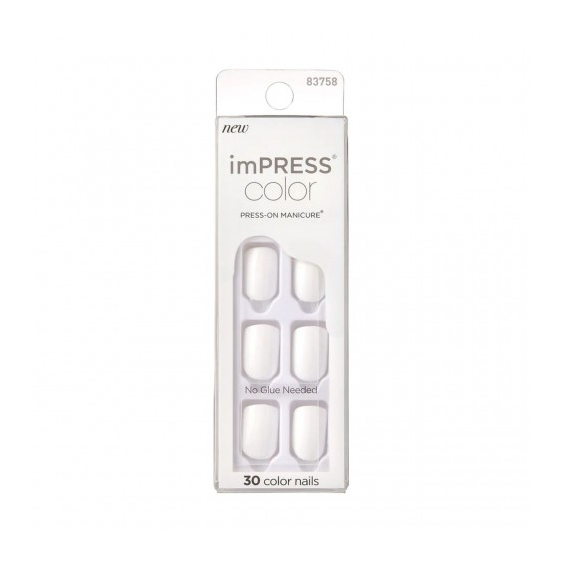 Kiss Impress Color - 30 Unghie Frosting Autoadesive