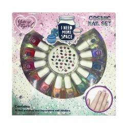 You Go Girl I Need More Space - Set Di 12 Smalti E Stickers Decorativi Per Unghie