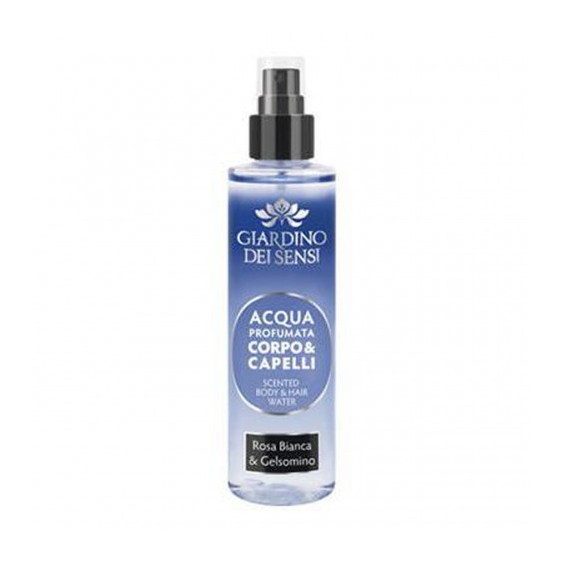 Giardino Dei Sensi Rosa Bianca E Gelsomino - Acqua Profumata Corpo E Capelli 110 Ml