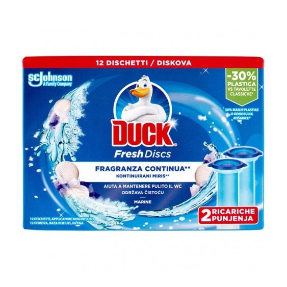Duck Fresh Discs - 12 Dischetti Ricarica Per Profumatore