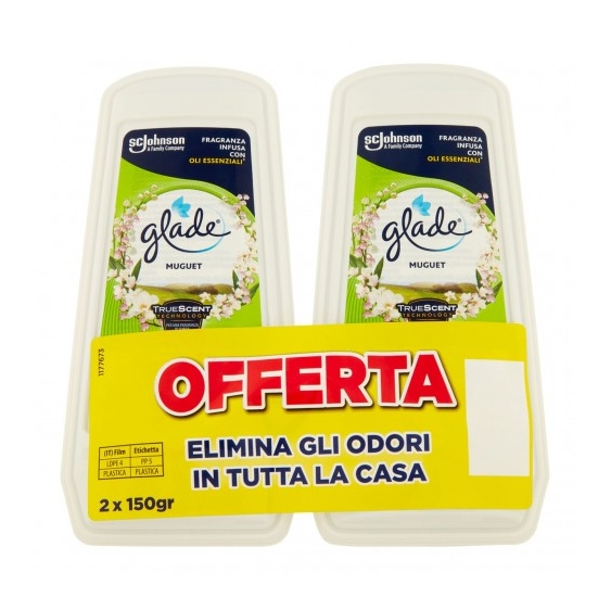 Glade Muguet - Profumatore Per Casa E Armadi 2 X 150 G