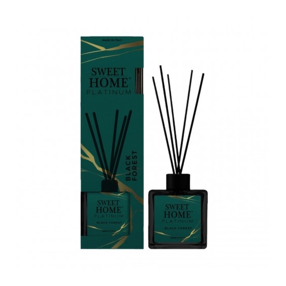Sweet Home Platinum Black Forest - Diffusore Per Ambienti Con Bastoncini 100 Ml