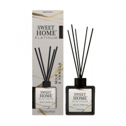 Sweet Home Platinum Milk & Vanilla - Diffusore Profumato Con Bastoncini 100 Ml