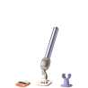 Fler The Rasor Starter Set Lilac - Rasoio Riutilizzabile E Sostenibile Con Lame Lubrificate Rolatek
