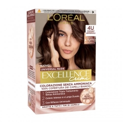 L'Oreal Paris Universal Nude Excellence Creme - Colorazione Senza Ammoniaca N.4U Castano Universale