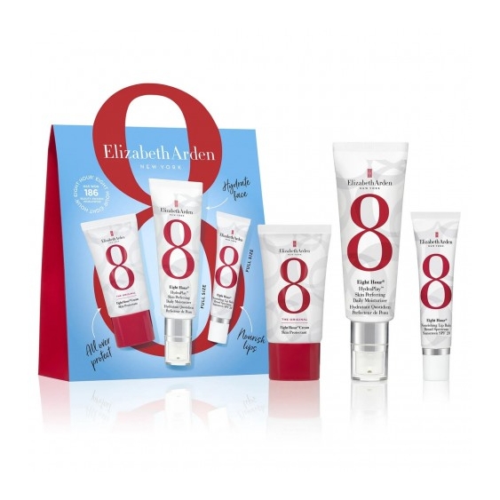 Elizabeth Arden Eight Hour - Crema Protettiva + Crema Idratante Quotidiana + Balsamo Labbra Nutriente