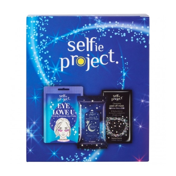 Selfie Project Maschera Viso Galaxy + Salviette Struccanti Sleeping Beauty + Patch Occhi Eye Love U