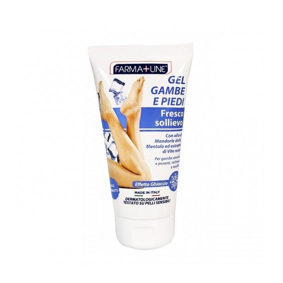 Farmaline Gel Gambe E Piedi - Fresco Sollievo effetto Ghiaccio 150 Ml
