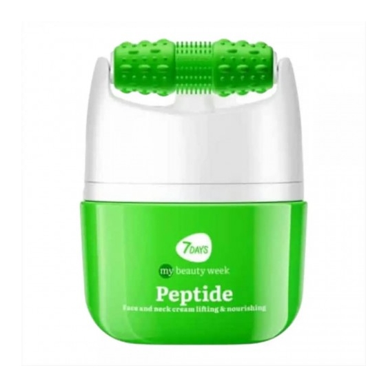 7Days Peptide V-Shaping - Crema Viso Schiarente Anti-EtÃ  E Lifting Con Rullo Massaggiante 40 Ml