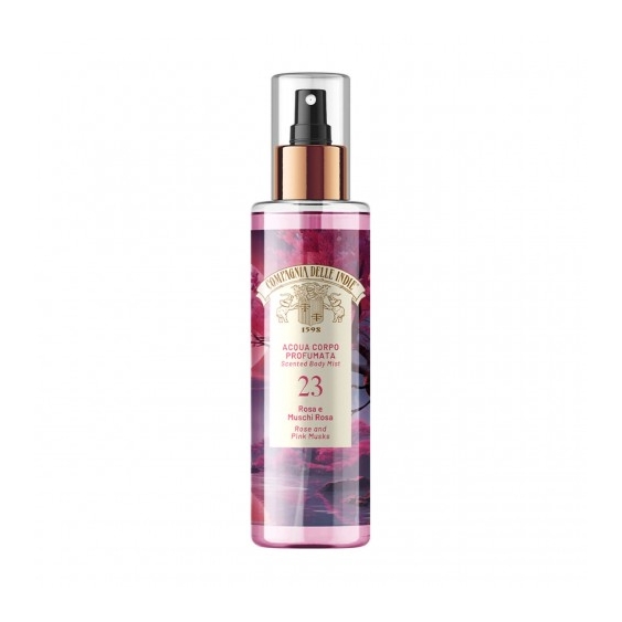 Compagnia Delle Indie 23 Rosa E Muschi Rosa - Acqua Corpo Profumata 200 Ml