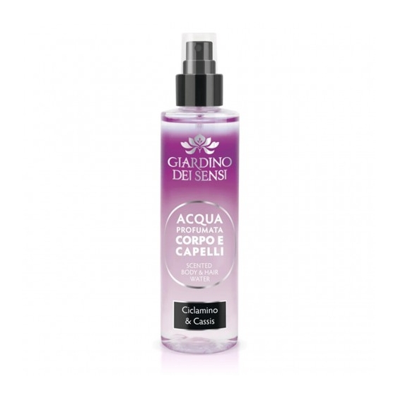 Giardino Dei Sensi Acqua Profumata Corpo E Capelli Ciclamino E Cassis 110 Ml