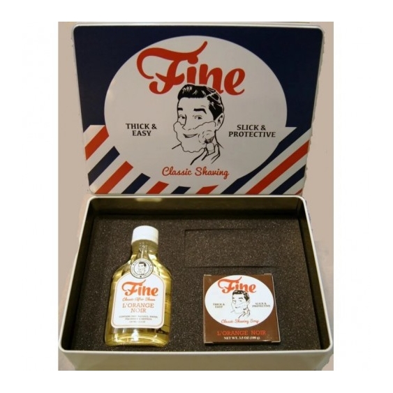 Fine L'Orange Noir - Lozione Dopobarba 100 Ml + Sapone Da Barba 100 G