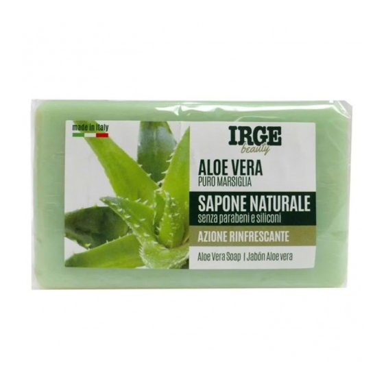 Irge Aloe Vera Puro Marsiglia - Sapone Naturale Senza parabeni e siliconi 125 G