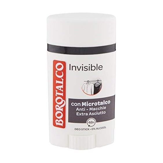 Borotalco Invisible - Deodorante Stick 40 Ml