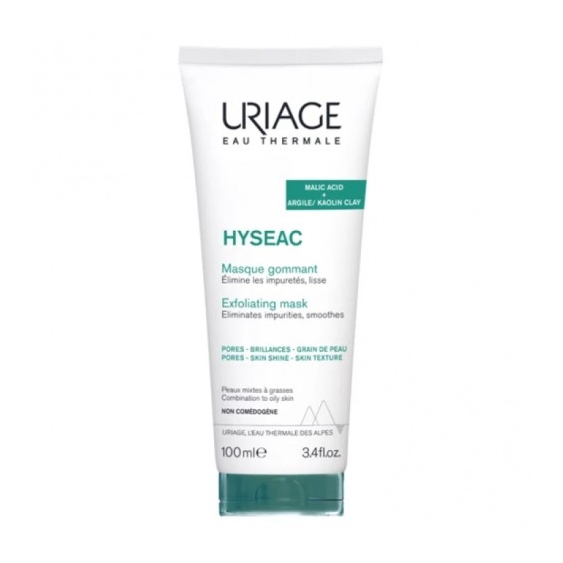Uriage Hyseac Exfoliating Mask - Maschera Purificante Opacizzante Levigante A Doppia Azione 15 Ml