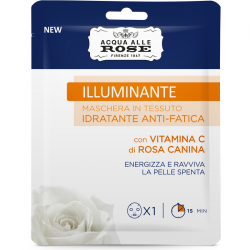 Acqua Alle Rose Maschera In Tessuto Illuminante Idratante Anti-Fatica 25 Ml