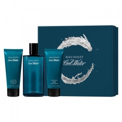 Davidoff Cool Water Man - Eau De Toilette 125 Ml Vapo + Shower Gel 75 Ml + After Shave Balm 75 Ml